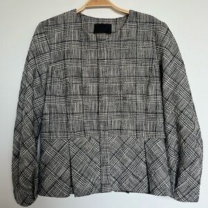 Banana Republic Pleated Zip Blazer